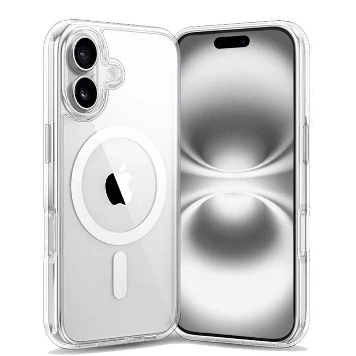 Entronix Apple iPhone 16 Plus Case - [Magnetic-Compatible] Crystal Clear - Sturdy - Entro Retail