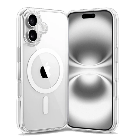 Entronix Apple iPhone 16 Plus Case - [Magnetic-Compatible] Crystal Clear - Sturdy - Entro Retail