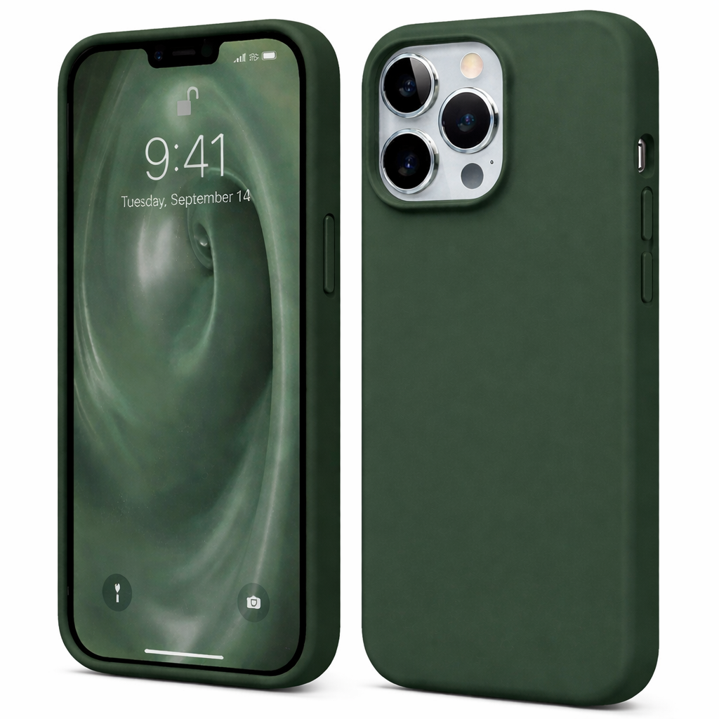 Entronix Case Compatible with iPhone 13 Pro - Soft-Touch Liquid Silicone ENTRONIX