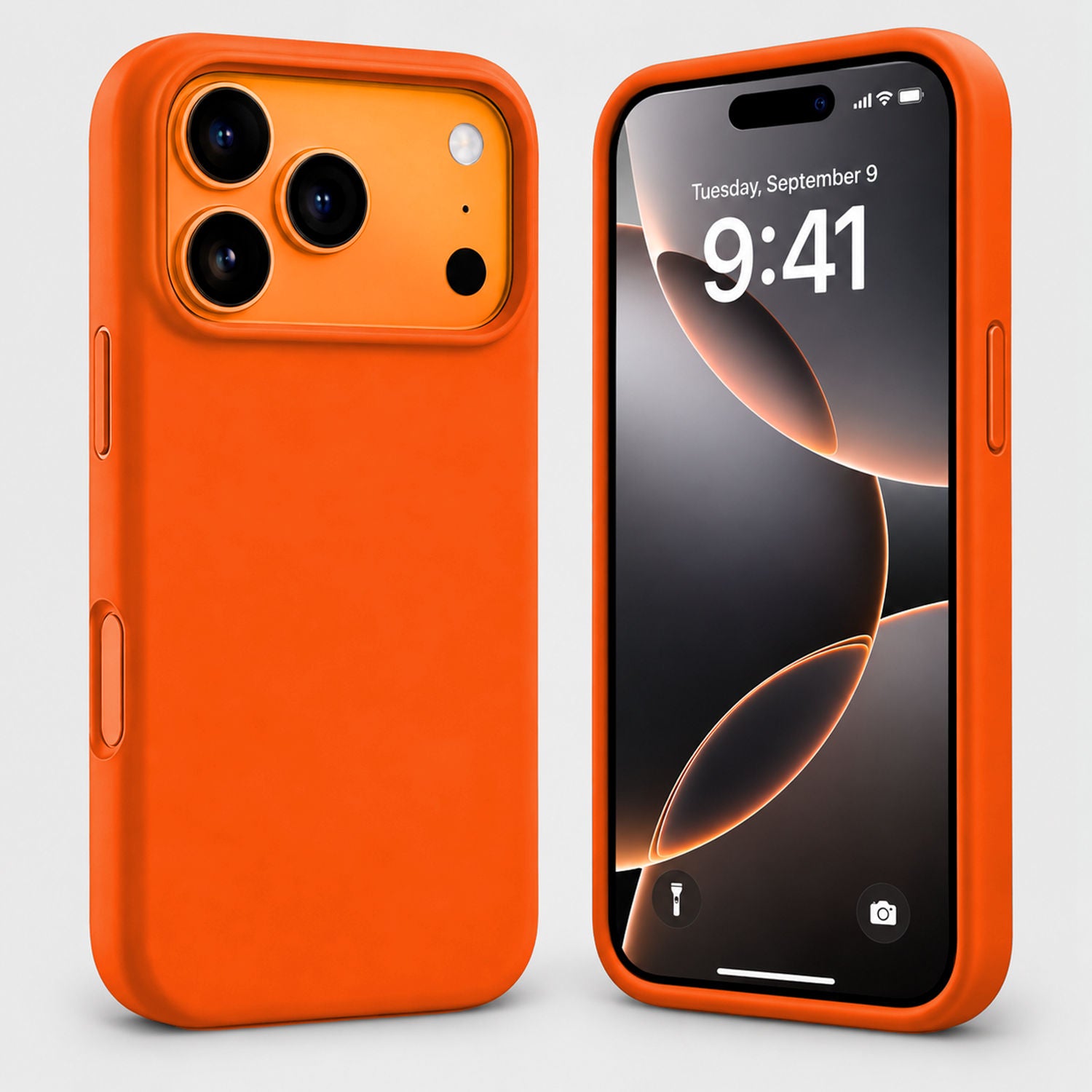 i18 Pro Max Silicone - Orange