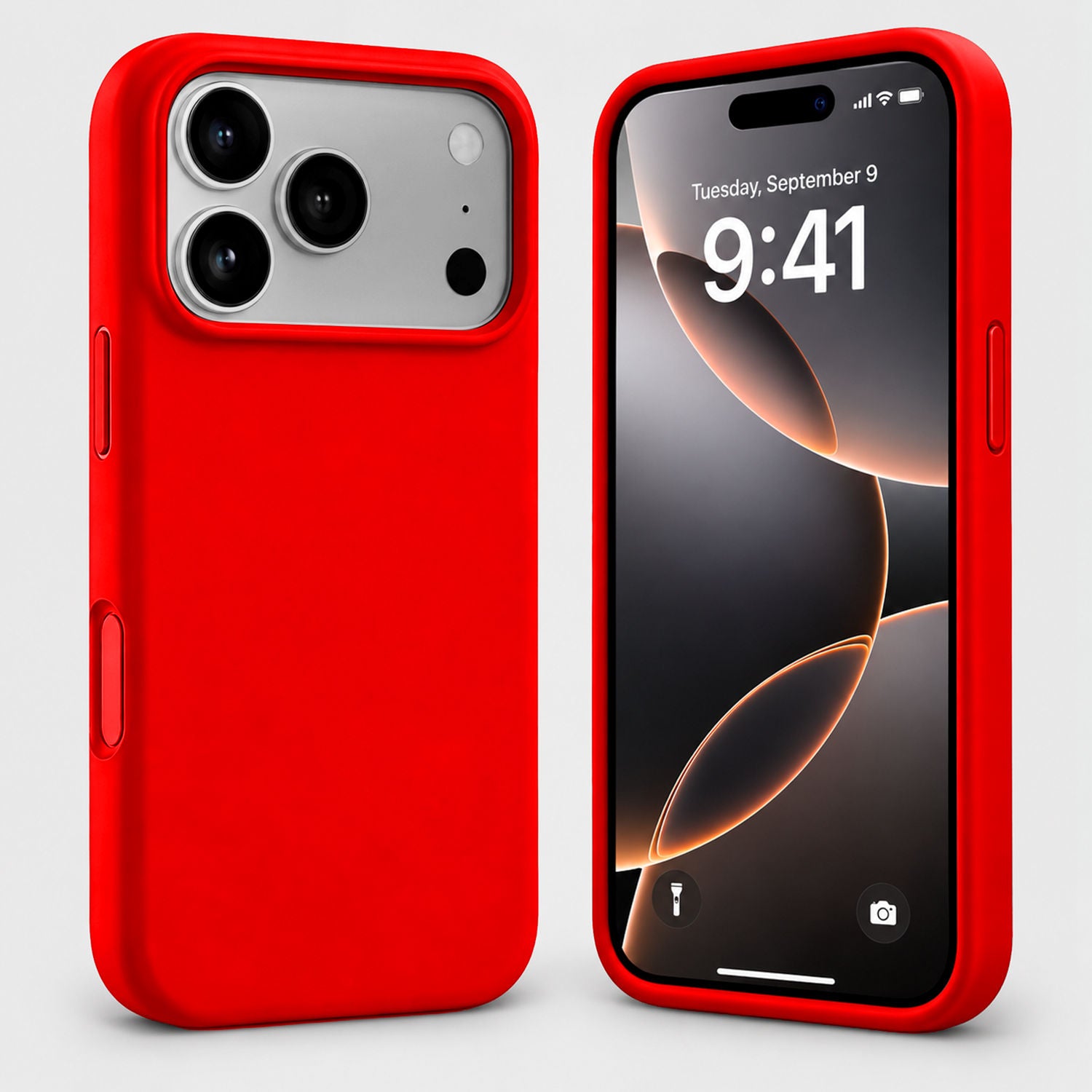 i18 Pro Max Silicone - Red