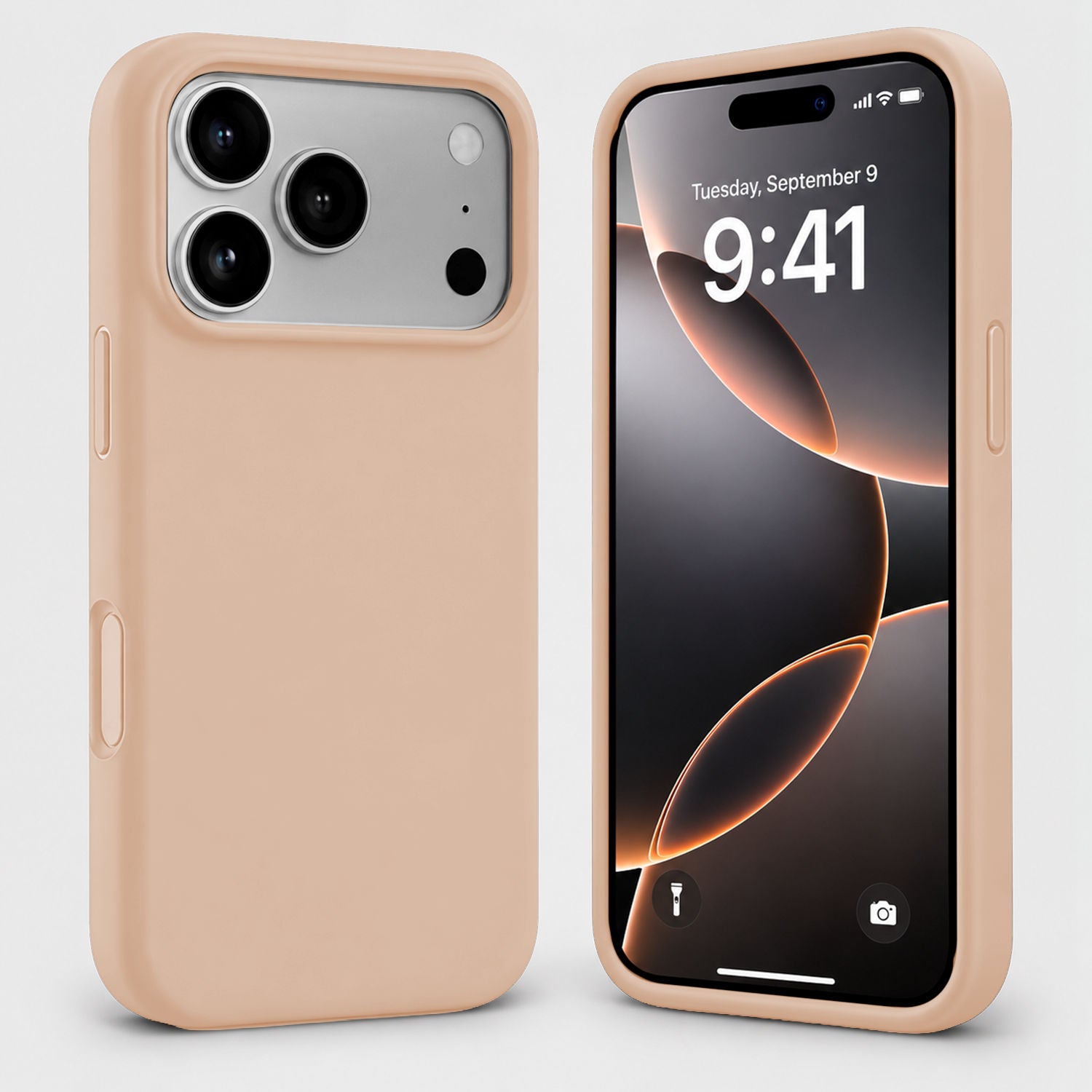i18 Pro Max Silicone - Rose Gold