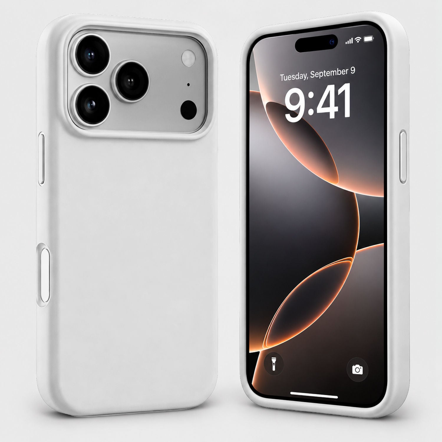 i18 Pro Max Silicone - White