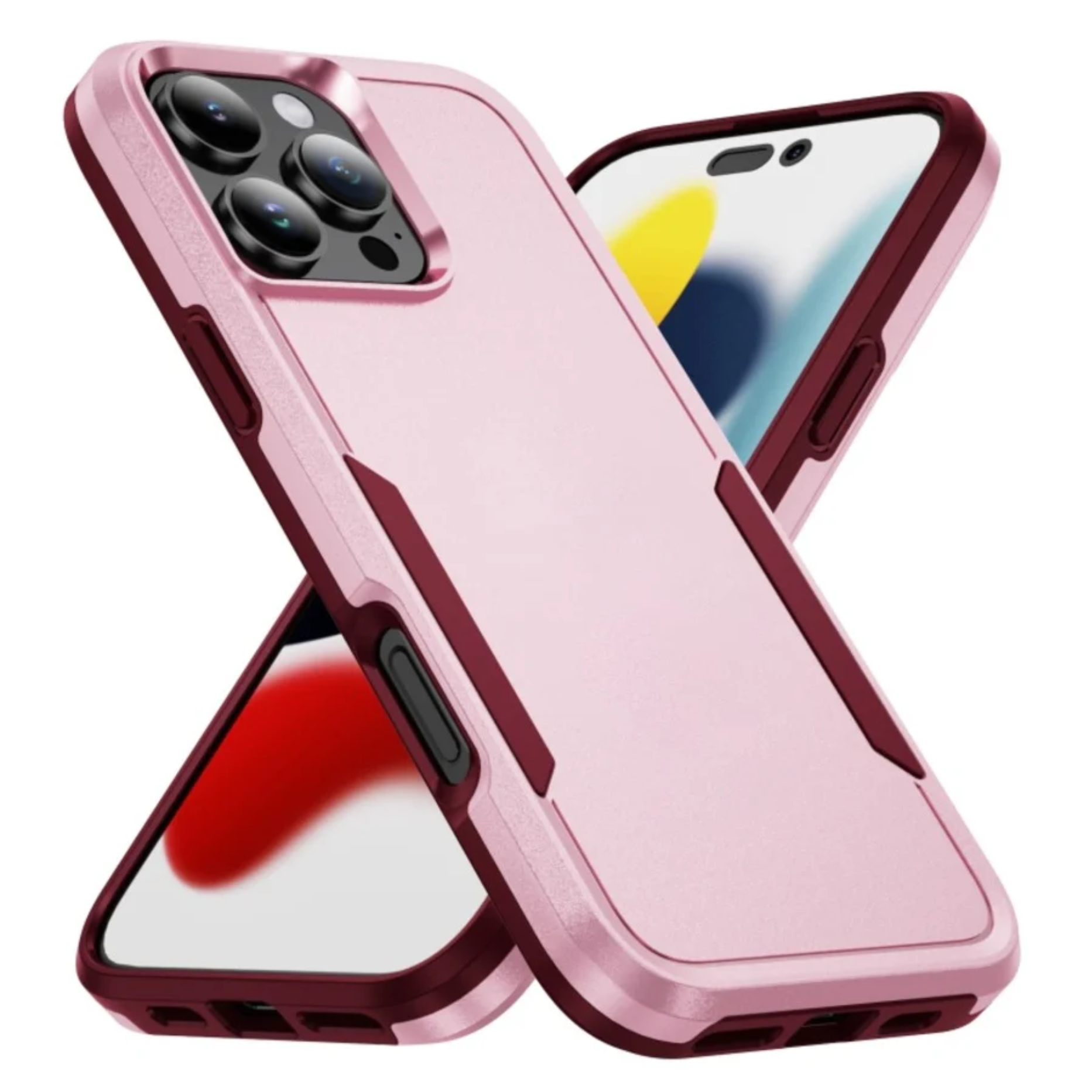 Entronix Case Compatible with iPhone 16 Pro Max - Soft-Touch Dual-Layer Sleek Cover - Entronix