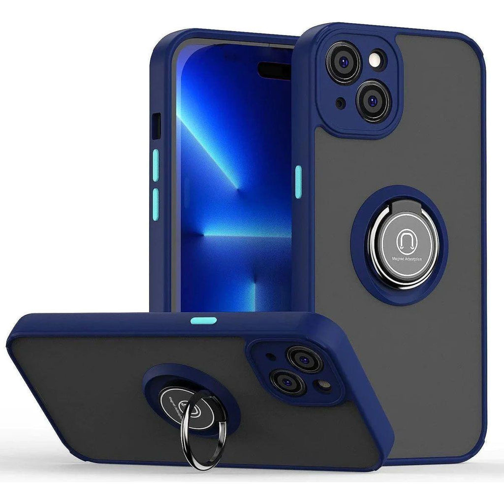 Entronix Apple iPhone 15 Plus/14 Plus Case - Matte Ring Holder, - Entronix