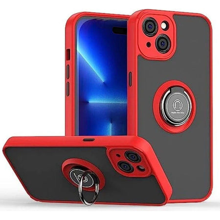 Entronix Apple iPhone 15 Plus/14 Plus Case - Matte Ring Holder, - Entronix