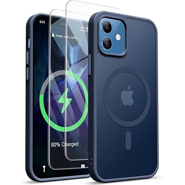 Entronix Apple iPhone 11 [Magnetic-Compatible] Clear Case & 2 Tempered Glass Screen Protectors - Entronix