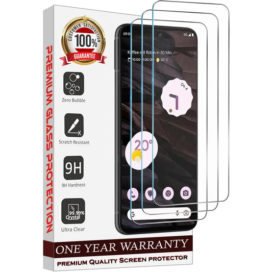 Entronix Case Tempered Glass Screen Protector Designed for Samsung Galaxy A11 Glass, Anti Scratch, Bubble Free with Easy Installation, Pack of 3 - Entro Retail