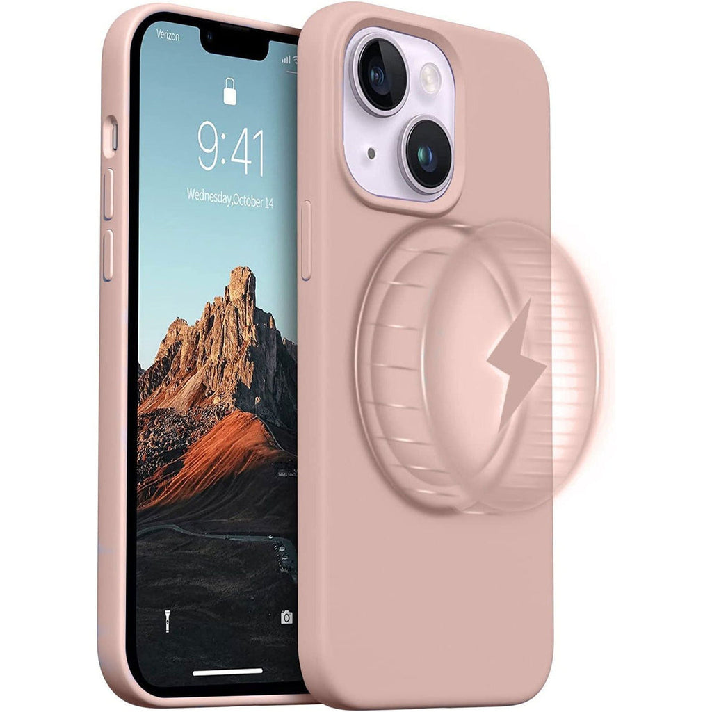 Entronix [Magnetic] Case Compatible with iPhone 13 - Soft-Touch Liquid Silicone