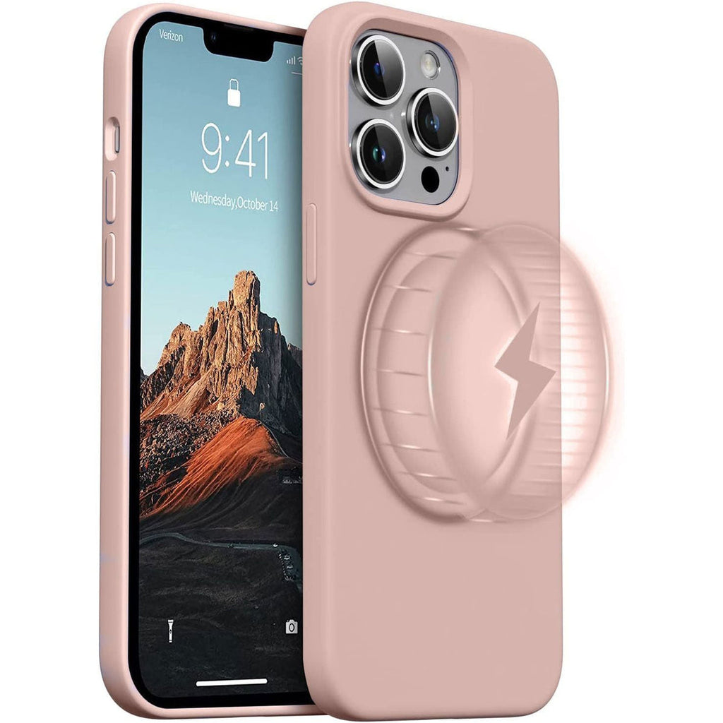 i13 Pro Max MS Silicone - Rose Gold